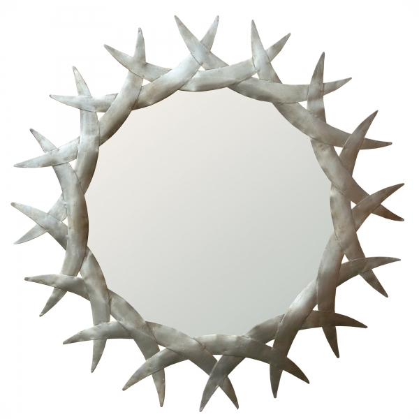 Neslo Metal Framed Wall Mirror - Silver