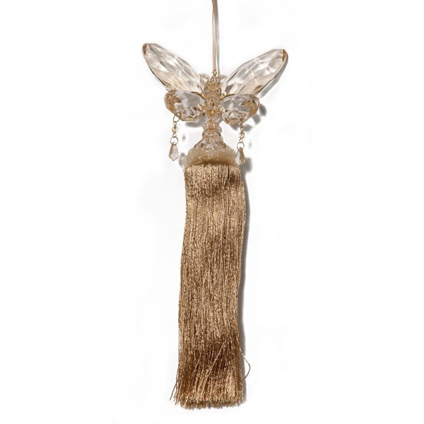 Honey/Champagne Butterfly with Tassel