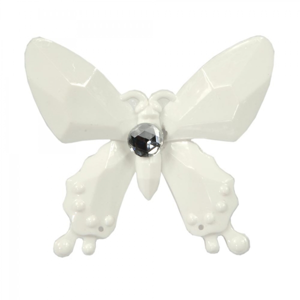 Solid White Butterfly Napkin Holder