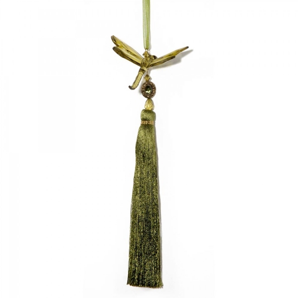 Olive Dragonfly with Tassel