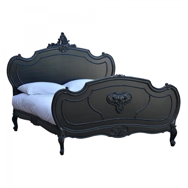 Black French Style Bed