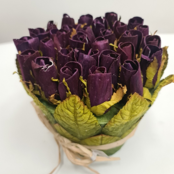 Artificial Flowers: Large Burgundy Roses