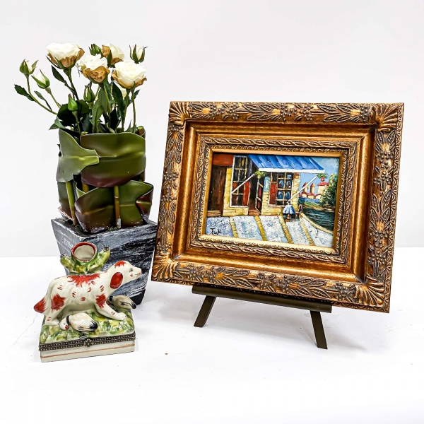 Vintage Gold Painting Wall Art - Shop