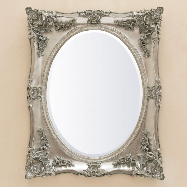 Beth Platinum Overmantle Mirror