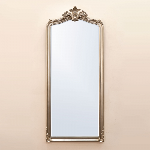 Patrica Champagne Floor Mirror