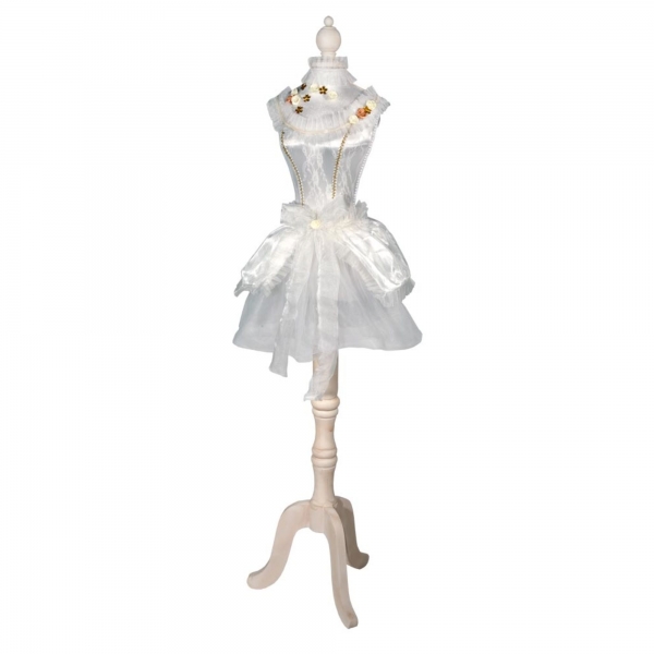 White & Lemon ''Ballerina'' Dressed Decorative Mannequin