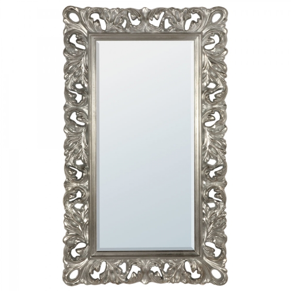 Distressed Silver Mirror