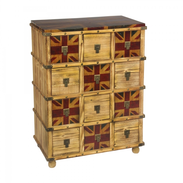 Union Jack Chest of Drawers 