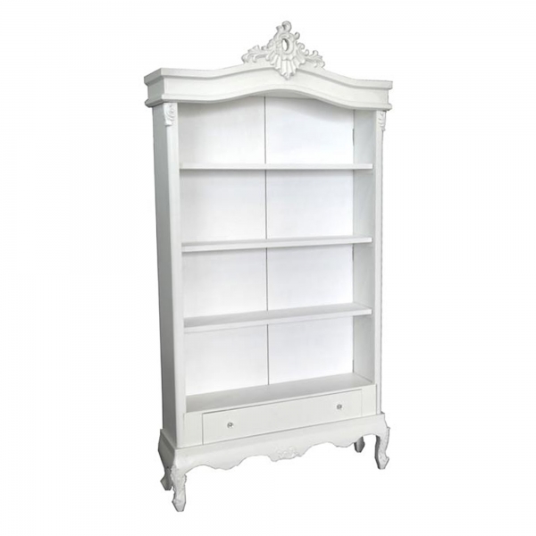 Boudoir Provence Bookcase - White