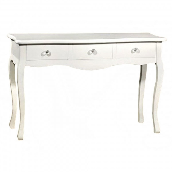 High Gloss Console Table - White