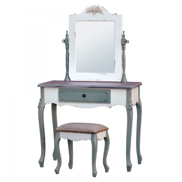 Dressing Table with mirror and stool - set