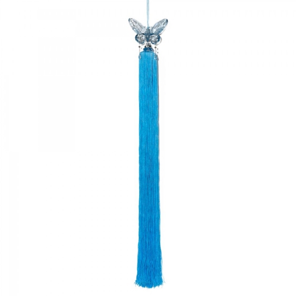 Water Blue Tassel with Crystal