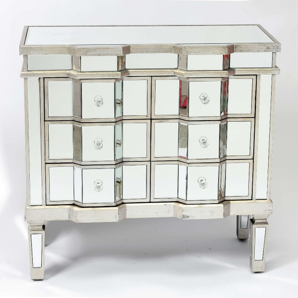 Vintage Venezia Mirrored Chest of Drawers 