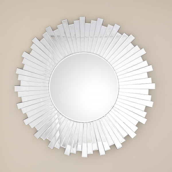 Venetian Round Mirror with Irregular Round Mirror Frame