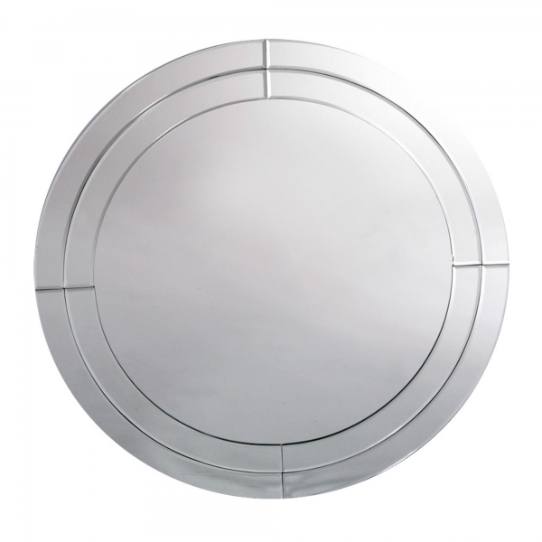 Contemporary Venetioan Circular Pi Mirror 