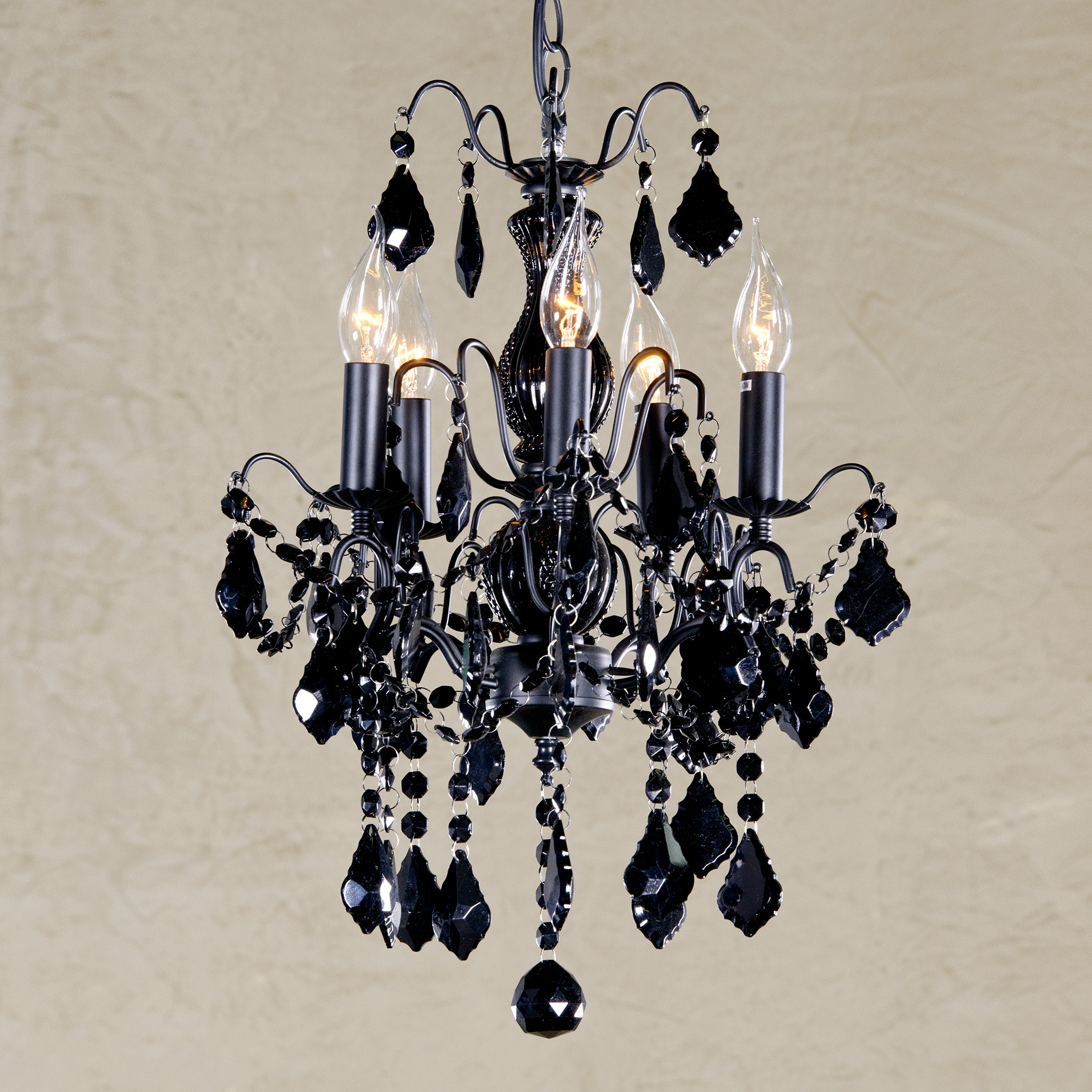 Charlotte 5 Light Chandelier - Black