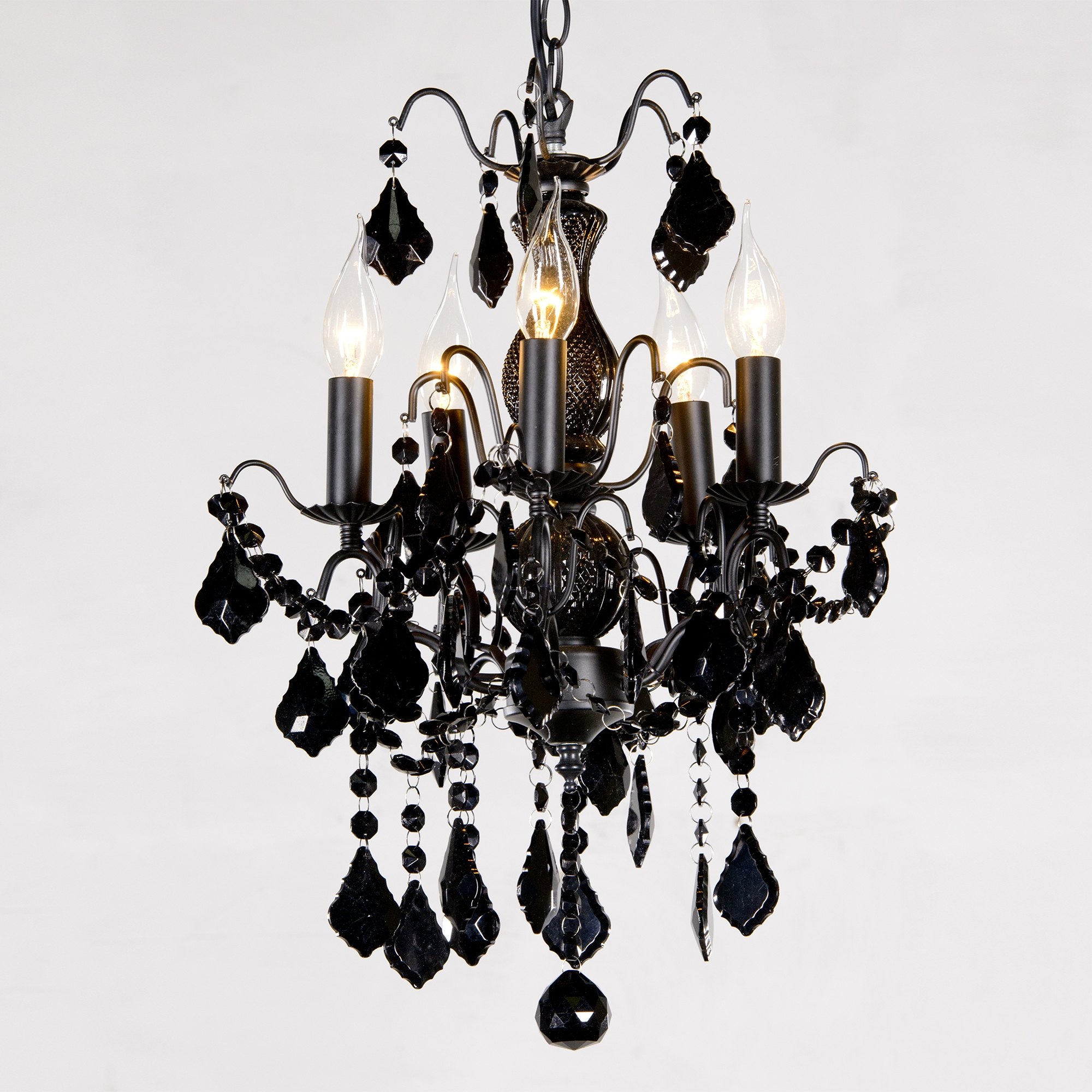 Charlotte 5 Light Chandelier - Black