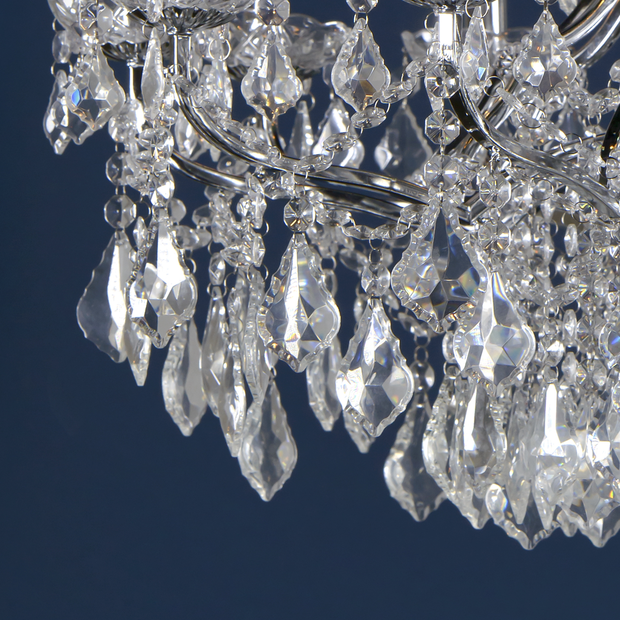 Vivianne 12 Light Chandelier - Chrome