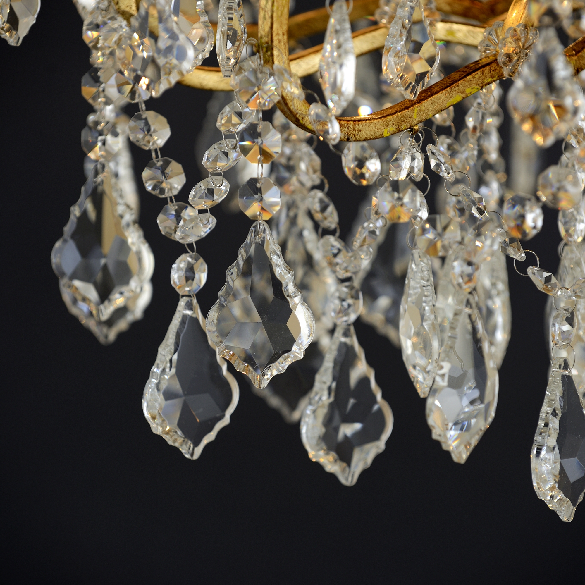 Vivianne 12 Light Chandelier - Gold