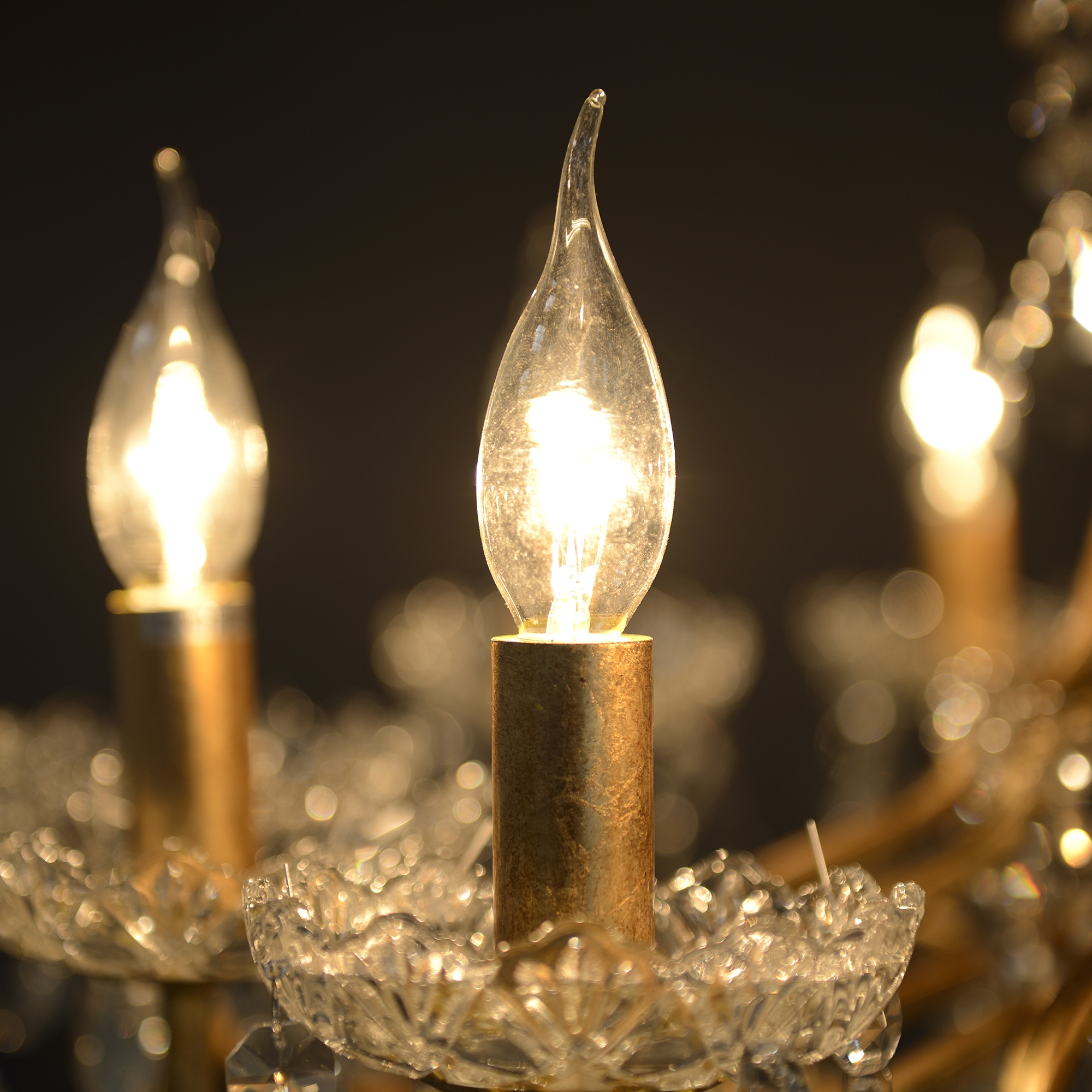 Vivianne 12 Light Chandelier - Gold