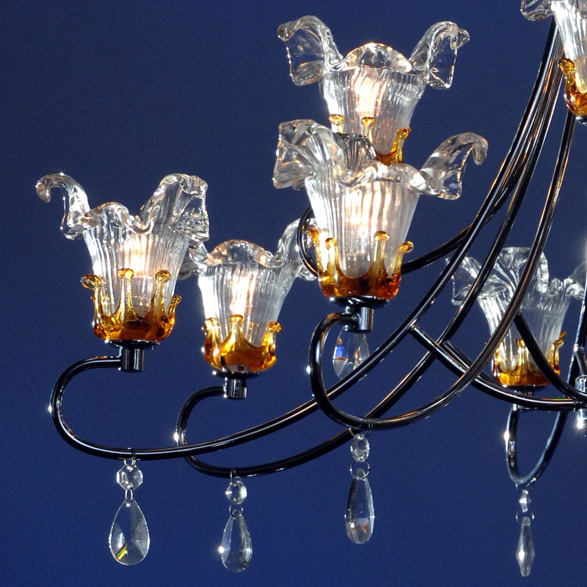 13 Light Chandelier - Chrome