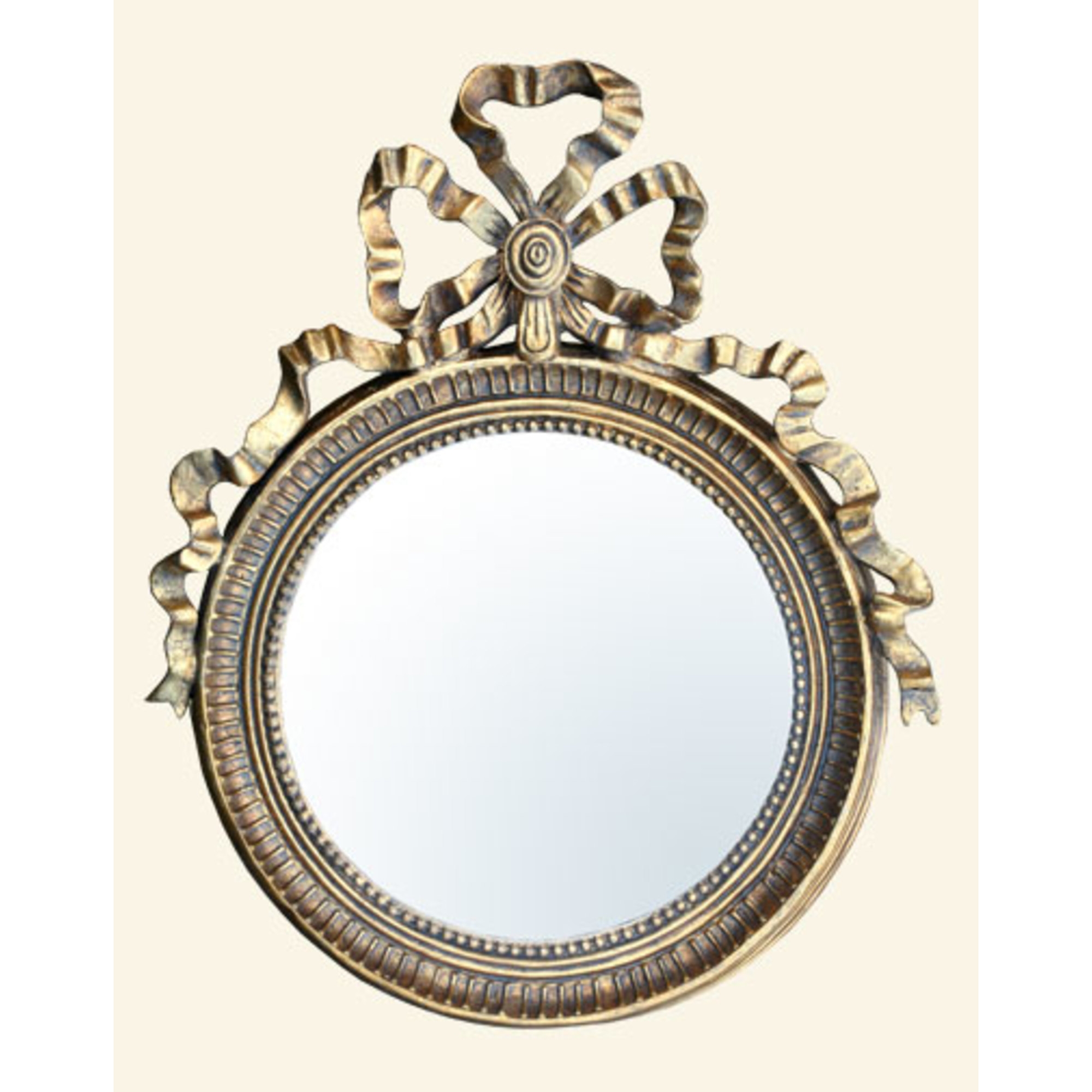Gold Gilt Leaf Bevelled Mirror