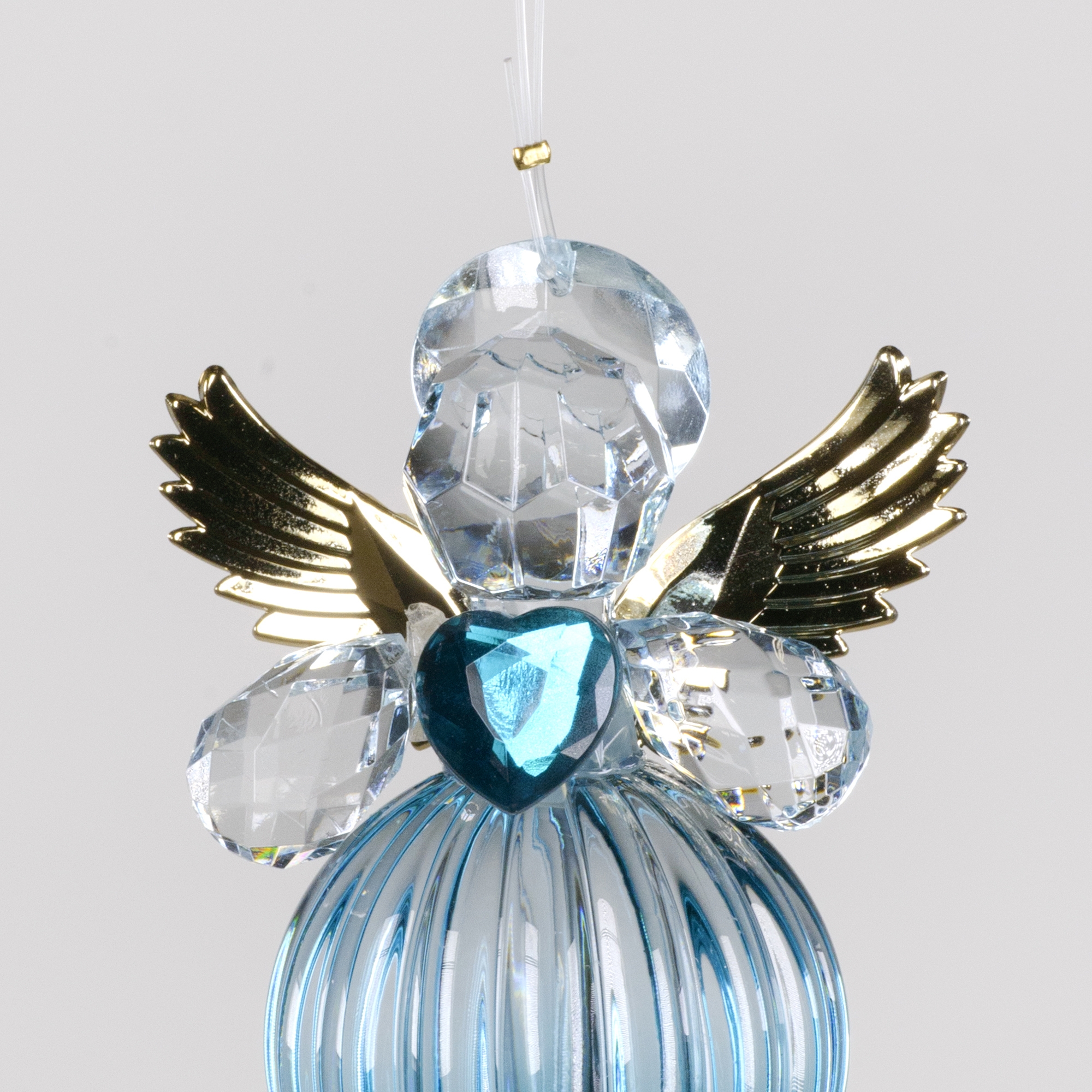 Decorative Accessories Angel Blue Acrylic with Gold
