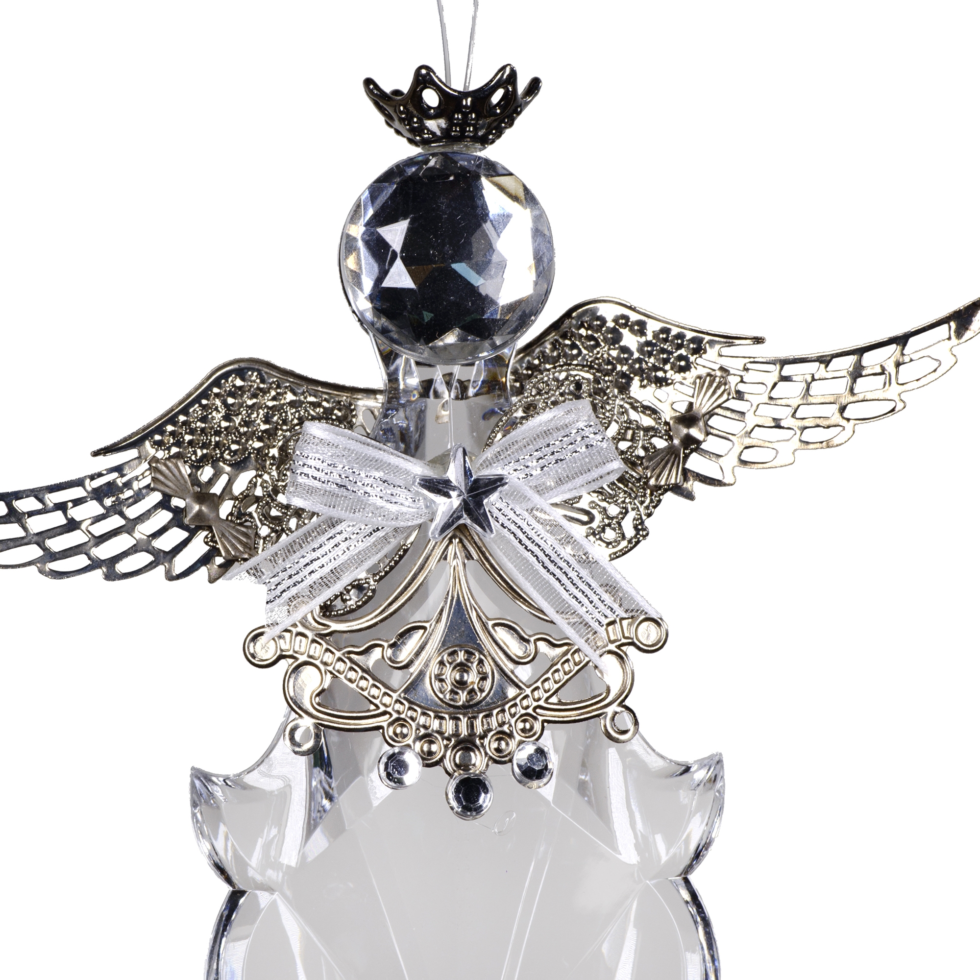 Decorative Accessories Angel Clear Acrylic with Silver