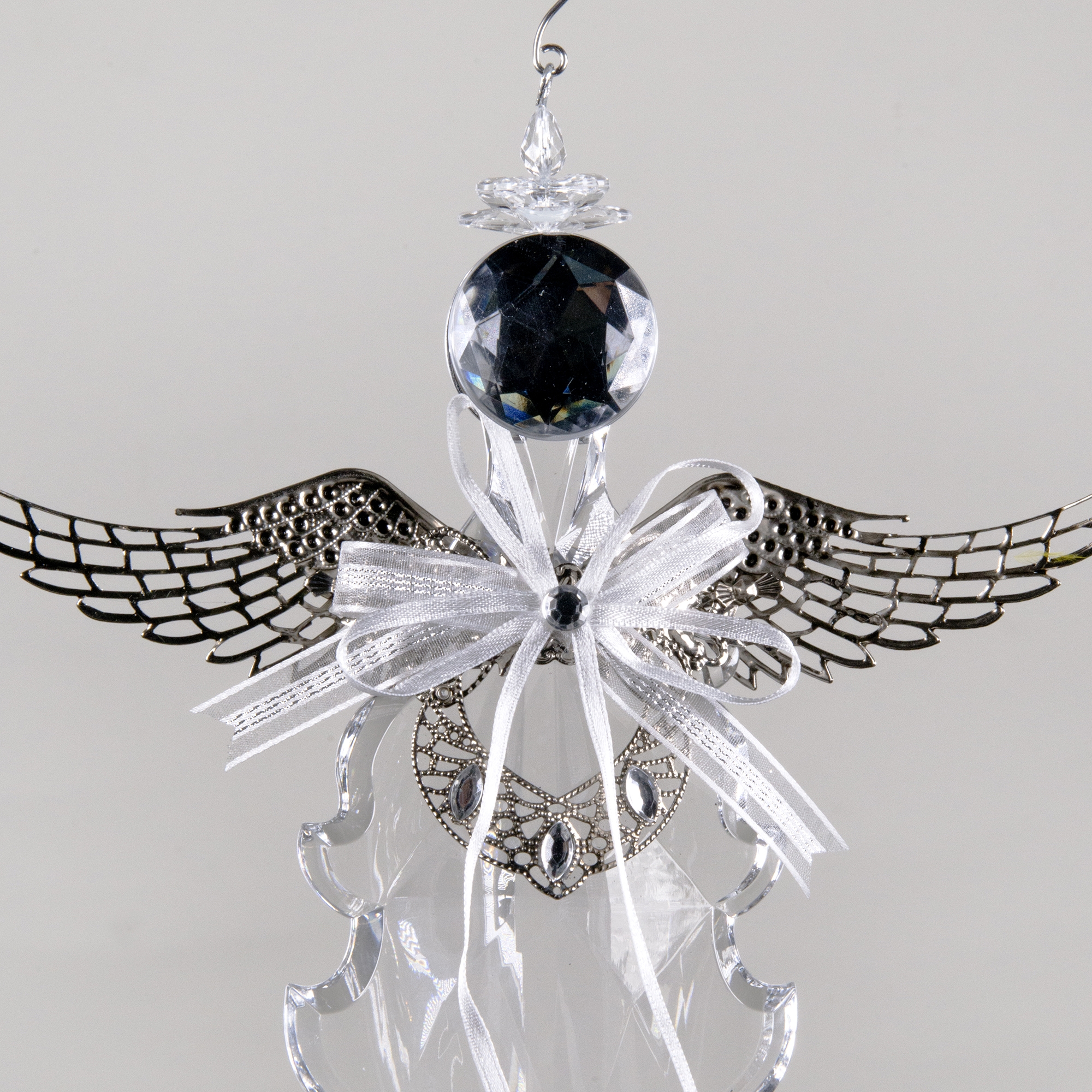 Decorative Accessories Angel Clear Acrylic with Silver