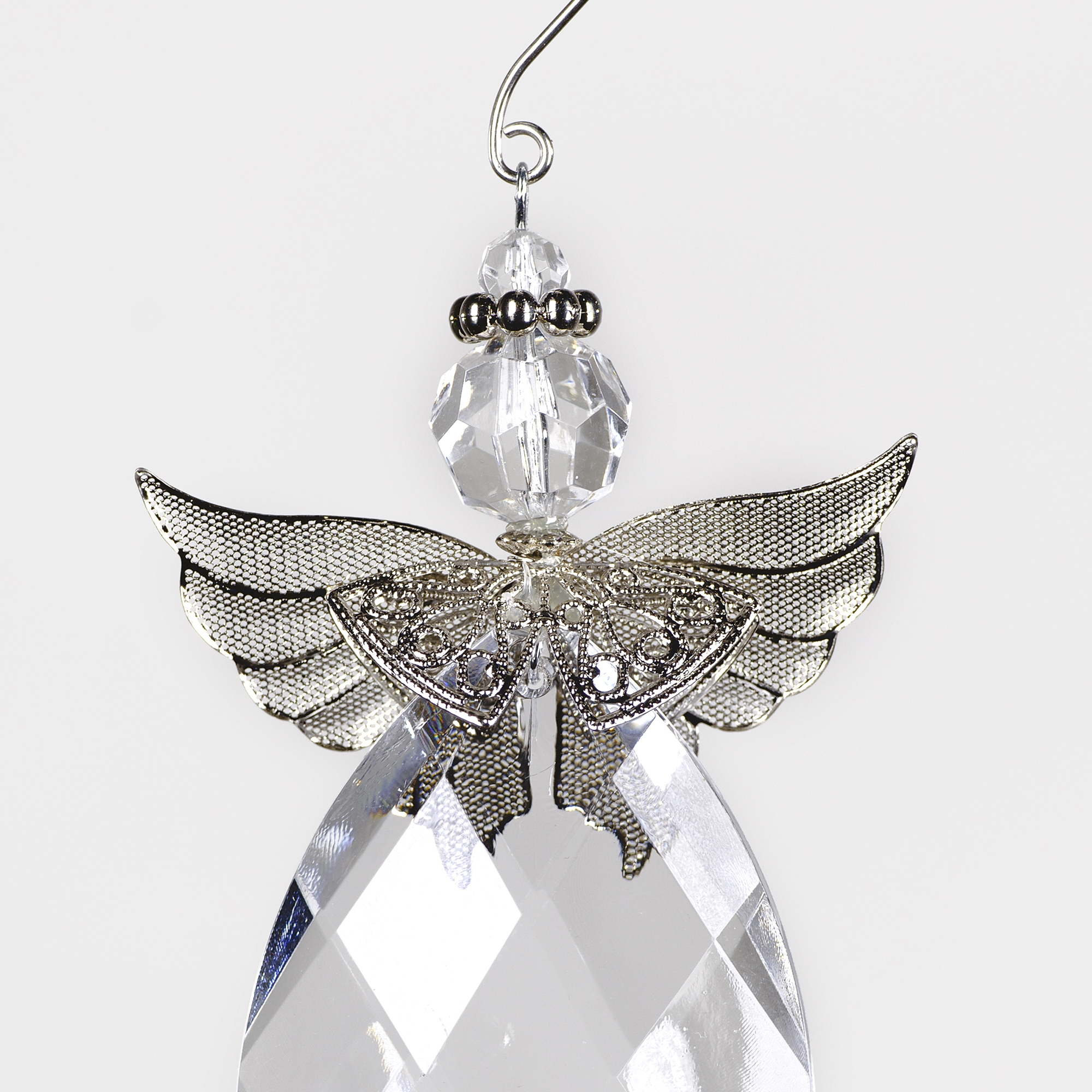 Decorative Accessories Angel Clear Acrylic with Silver