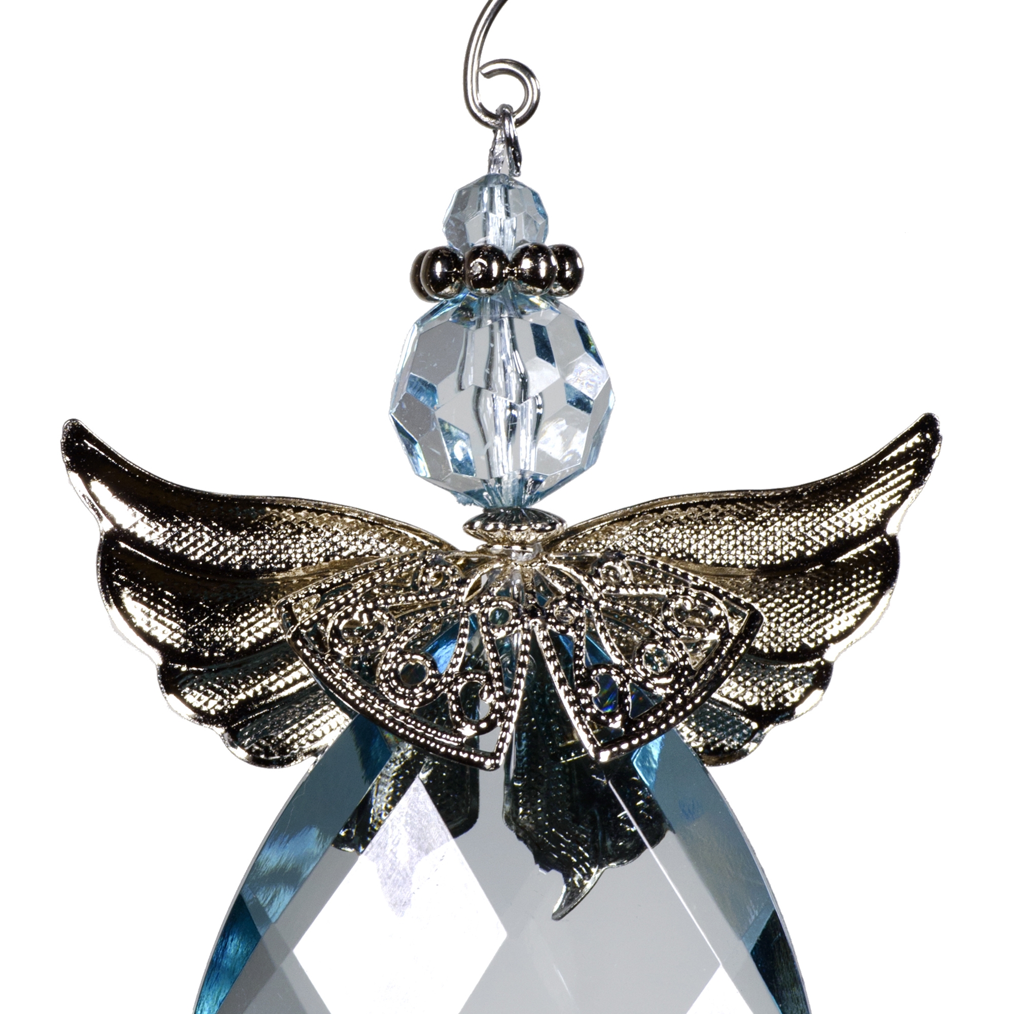 Decorative Accessories Angel Blue Water Acrylic with Silver