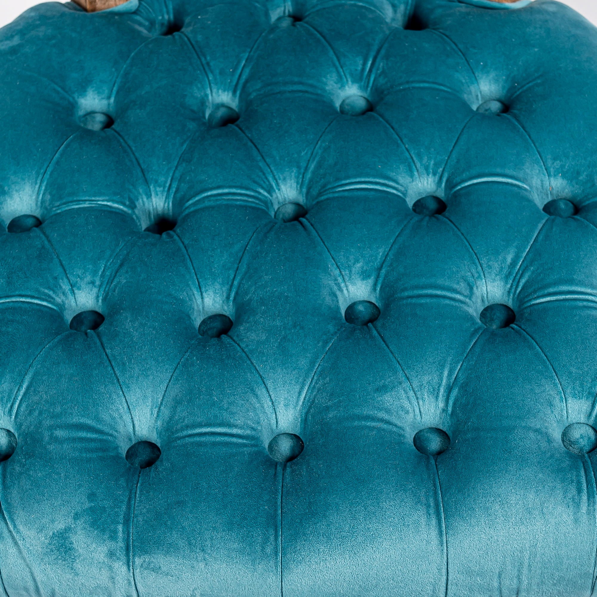Sea Blue Velvet Dining Chair