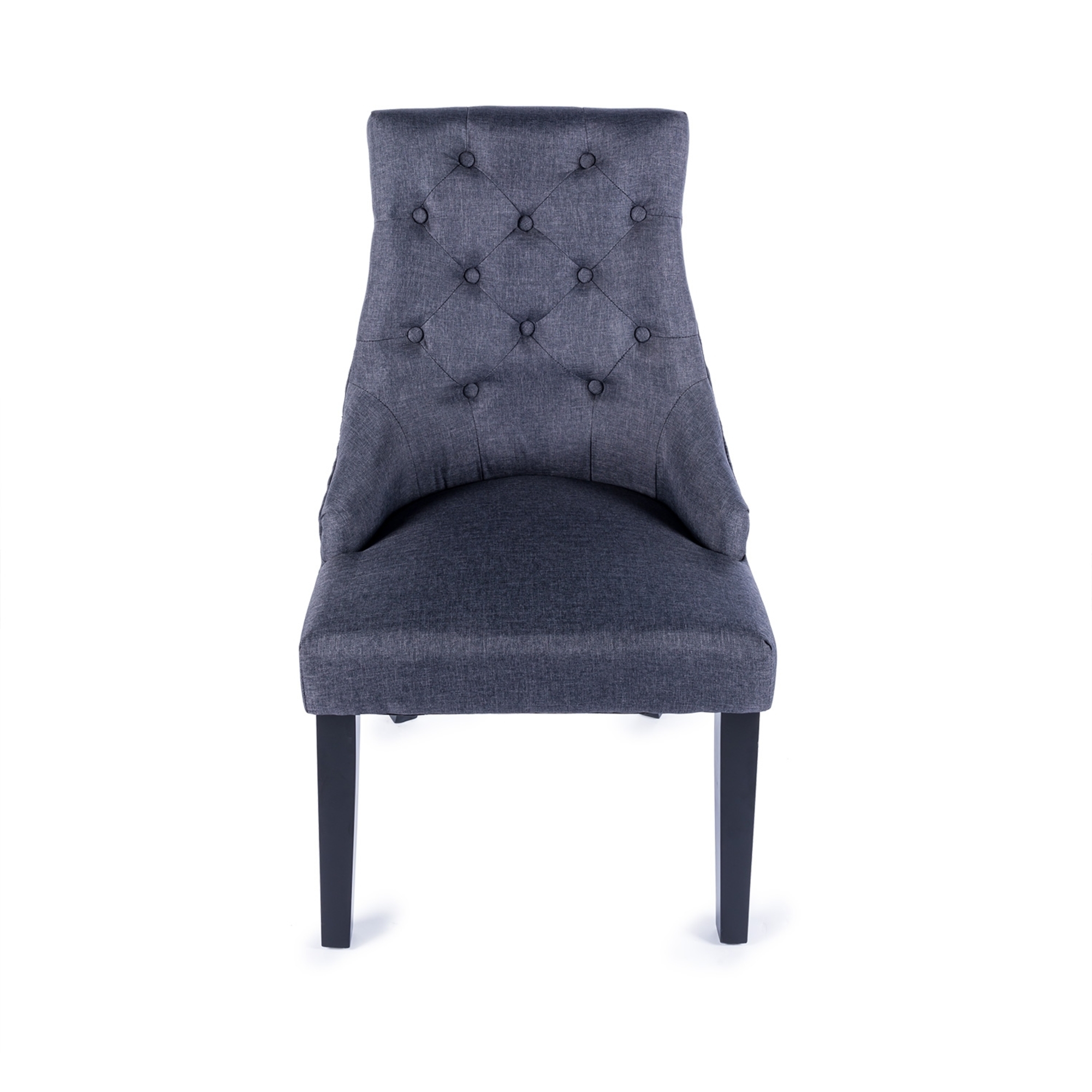Linen Dining Chair - Grey