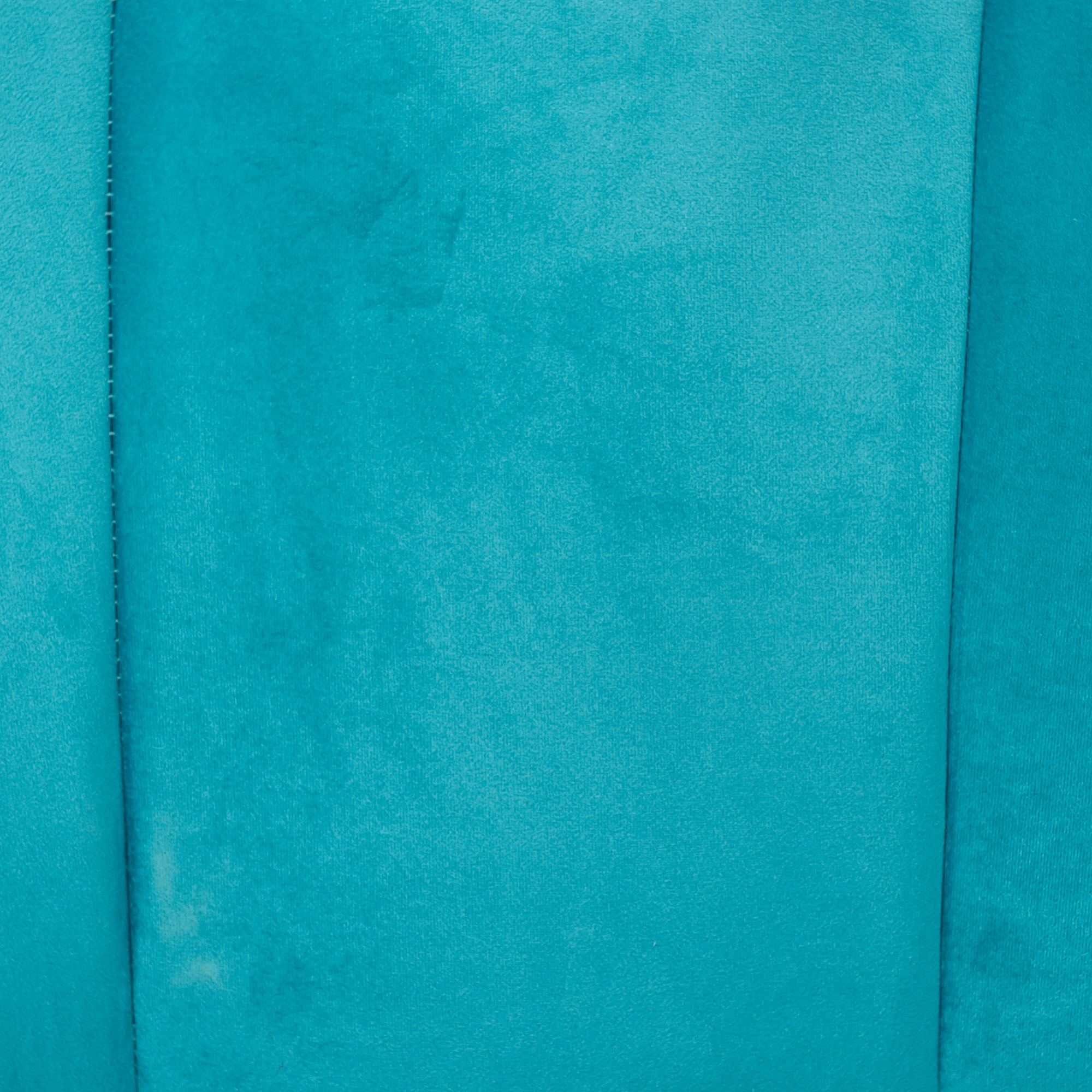 Sea Blue Velvet Petal Sofa With Gold Legs