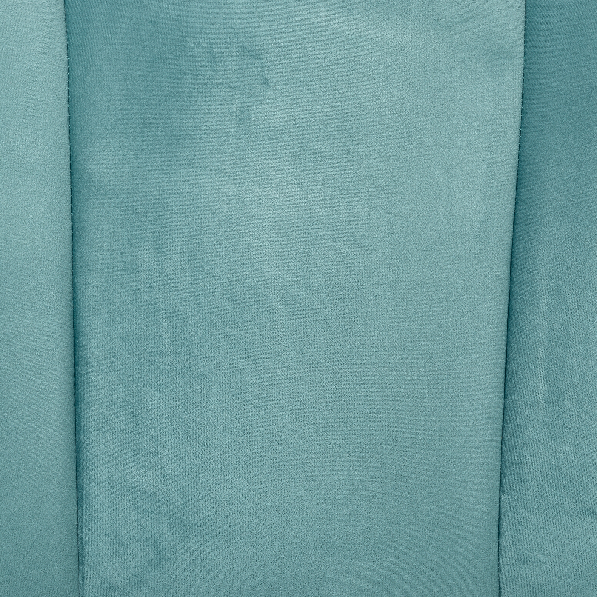 Soft Blue Velvet Petal Sofa With Gold Legs