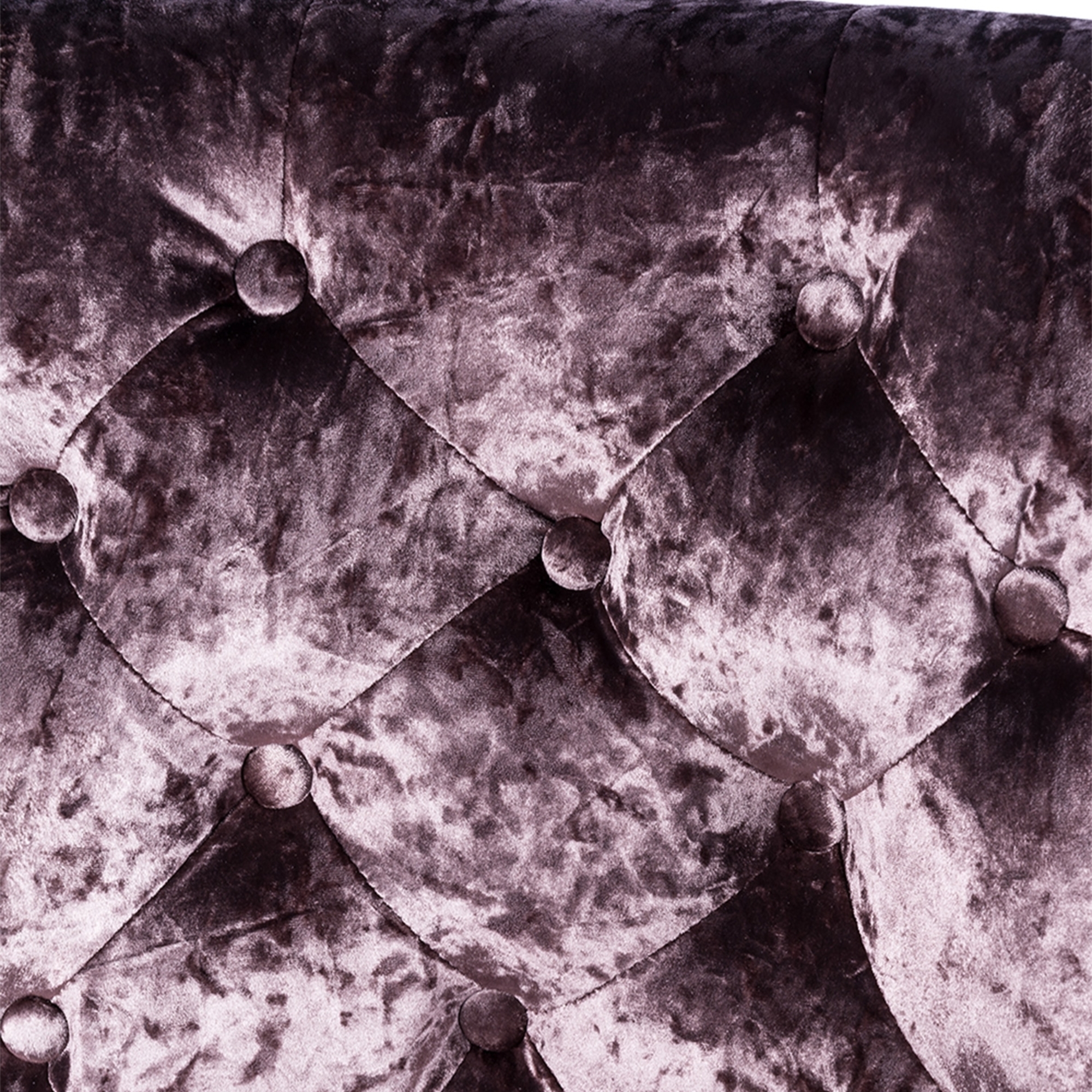 Crushed Velvet Dining Chair - Aubergine