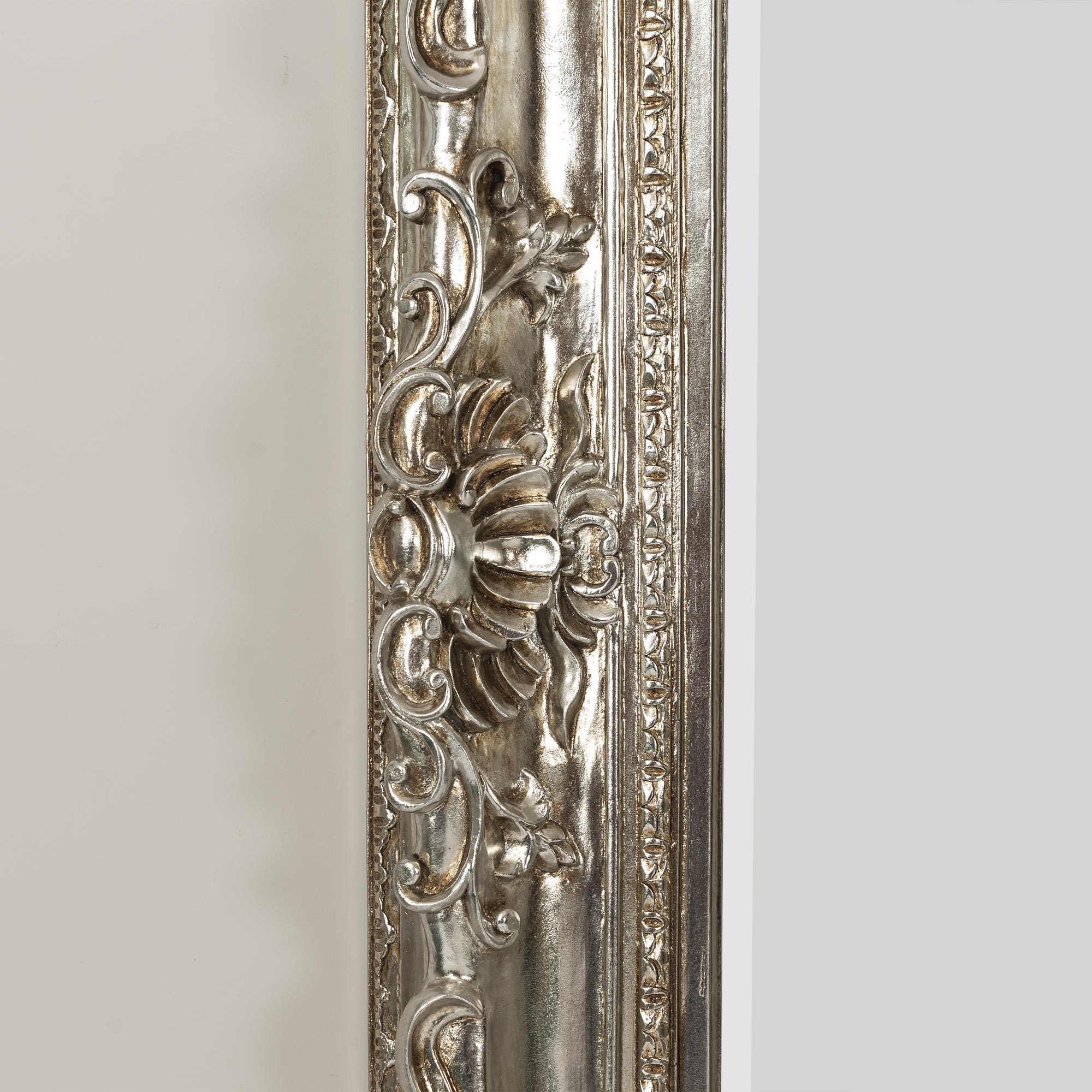 Estella Silver Bevelled Floor Mirror