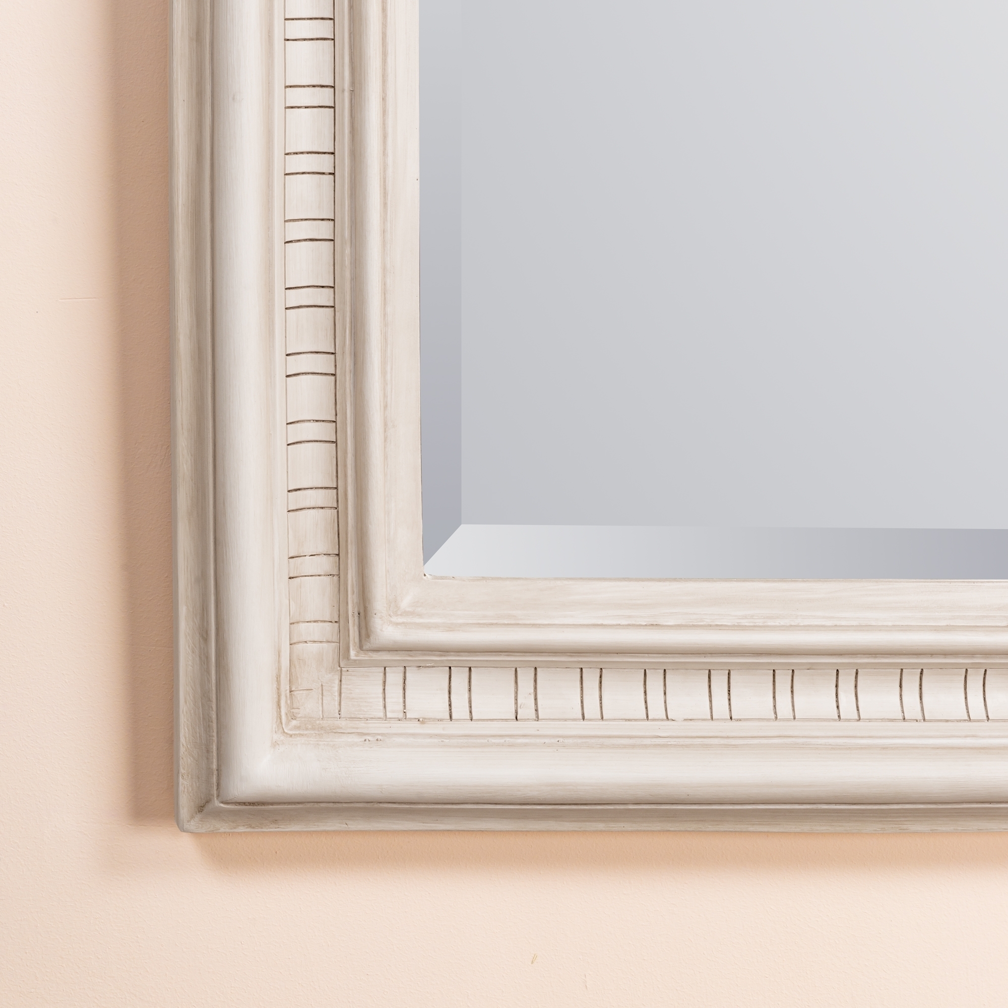 Cherubim Rococo Mirror - White