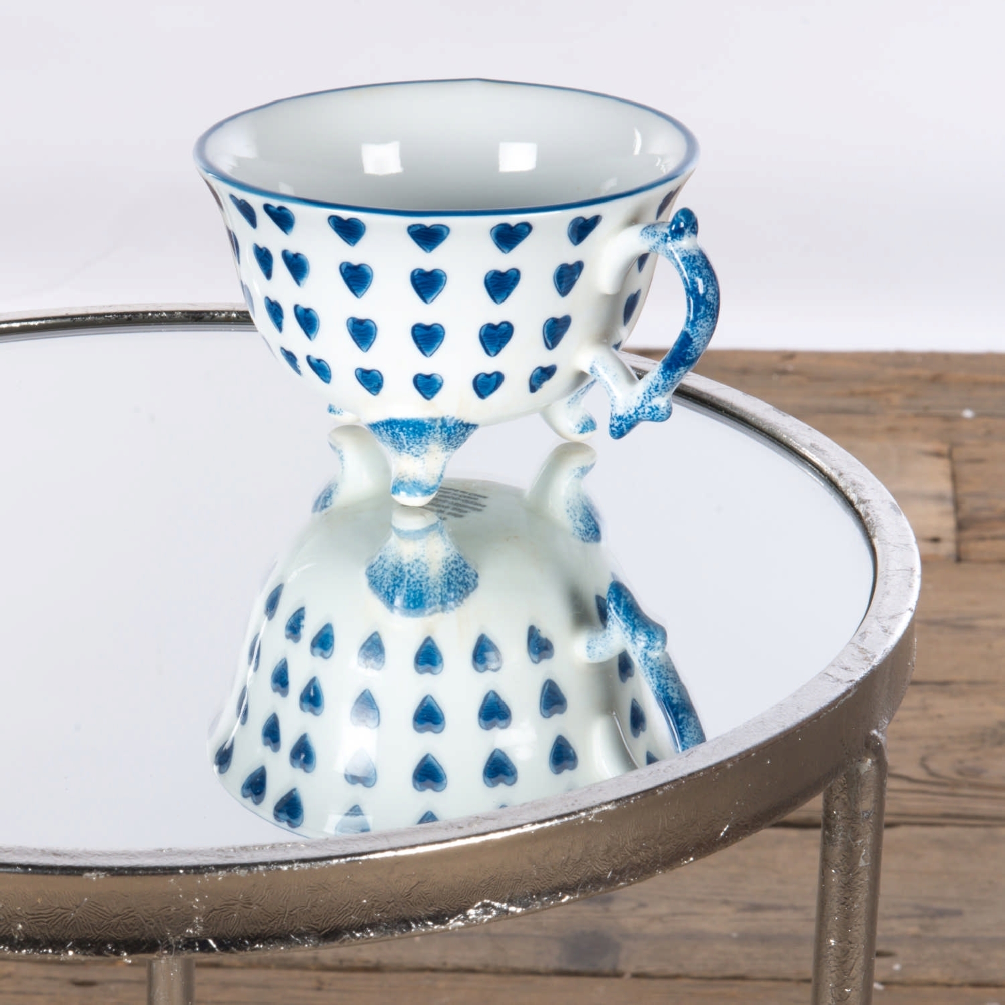 Gin Shu Metal Nest of Tables - Silver Gilt Leaf