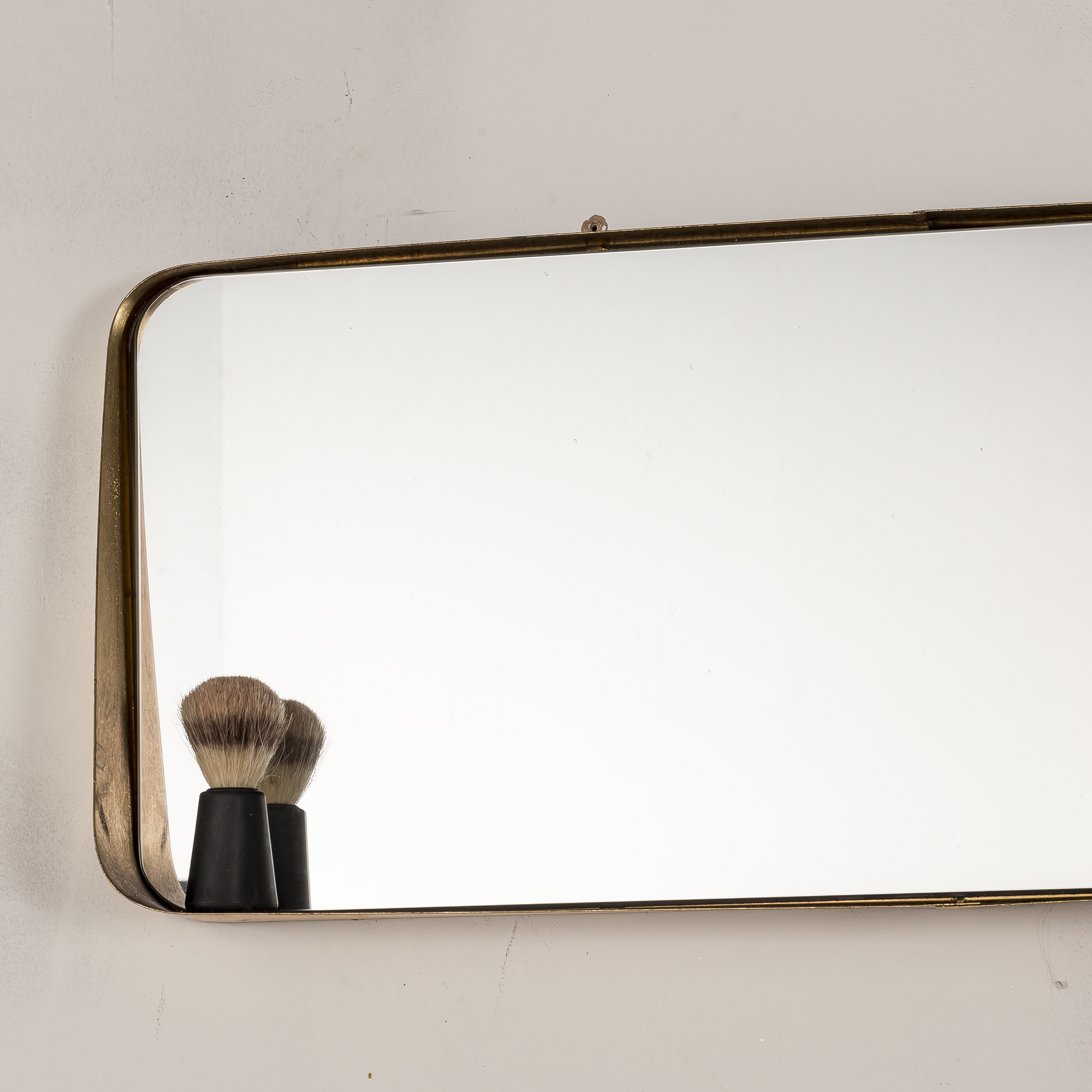 Gin Shu Metal Mirror - Gold Gilt Leaf