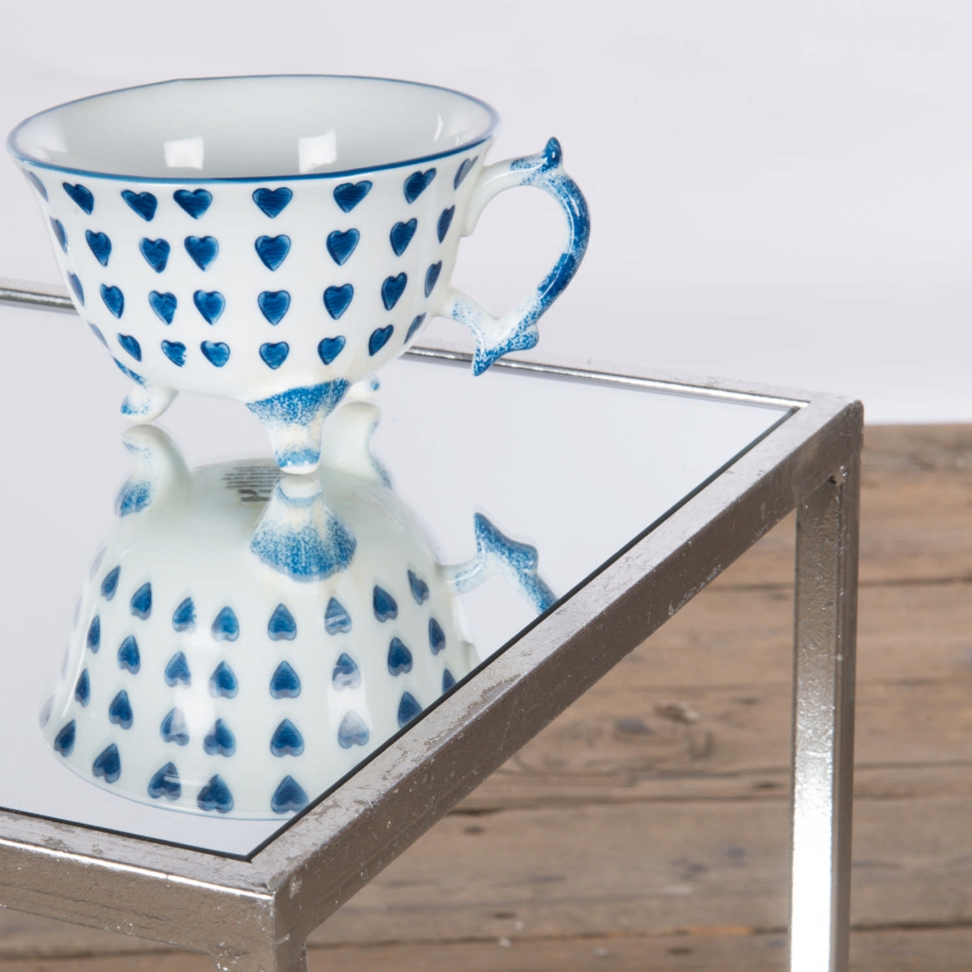 Gin Shu Metal Nest of Tables - Silver Gilt Leaf