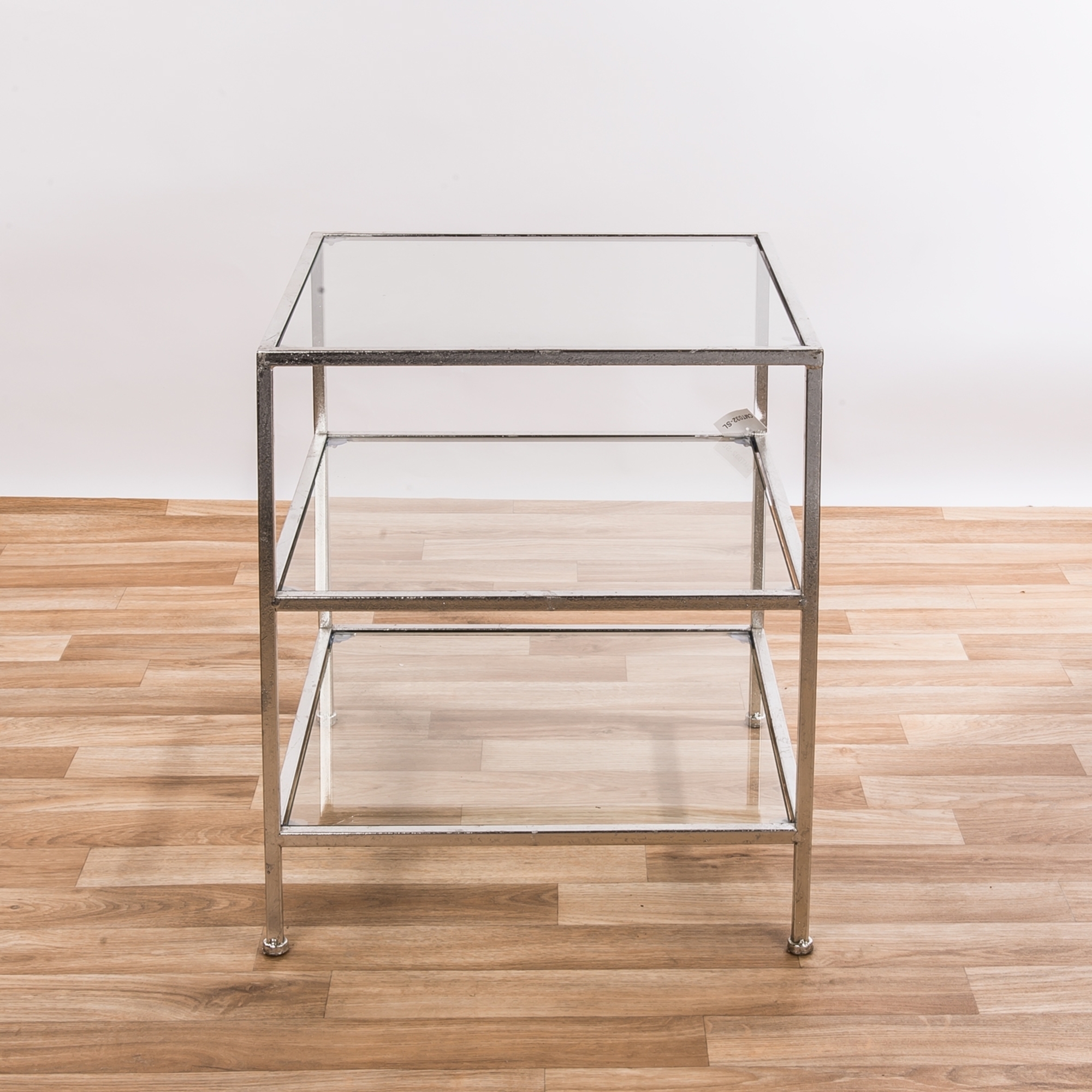 Gin Shu Metal Side Table - Silver Gilt Leaf