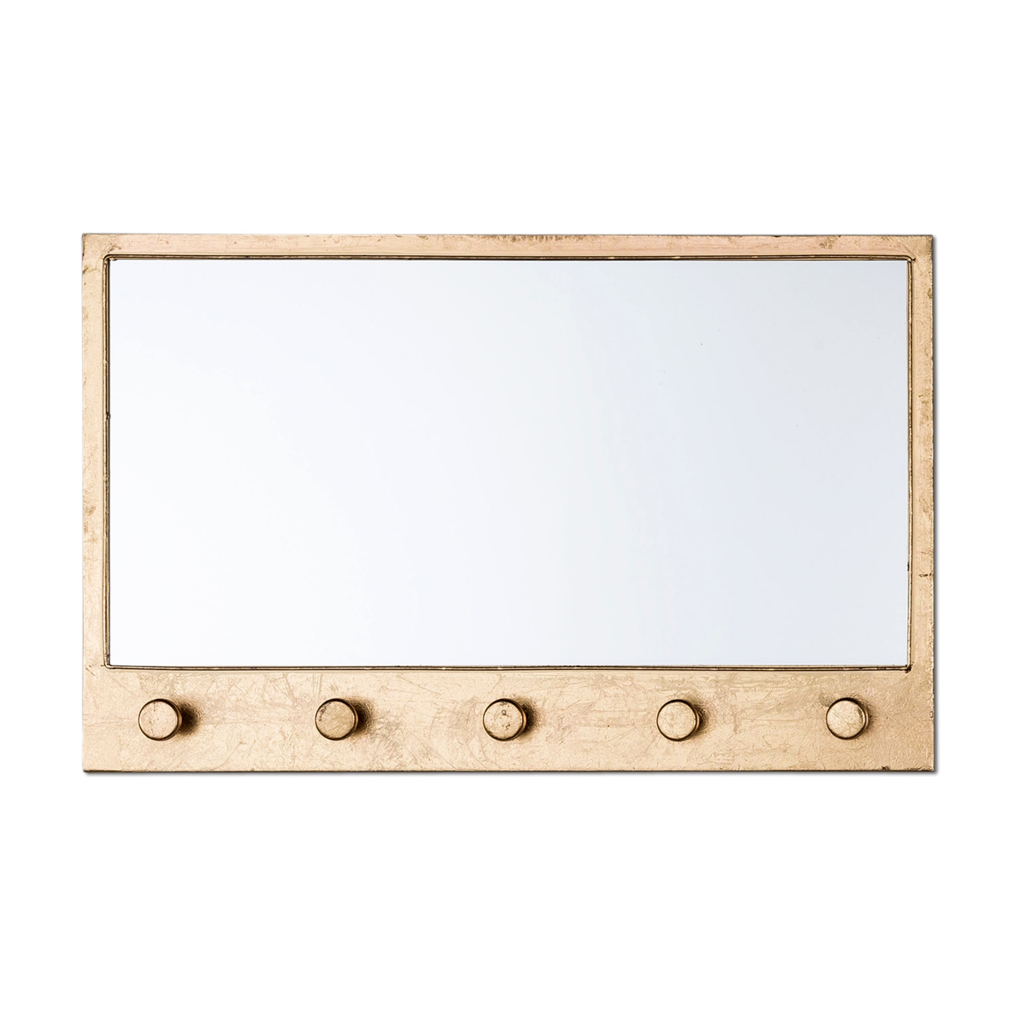 Gin Shu Metal Mirror - Gold Gilt Leaf