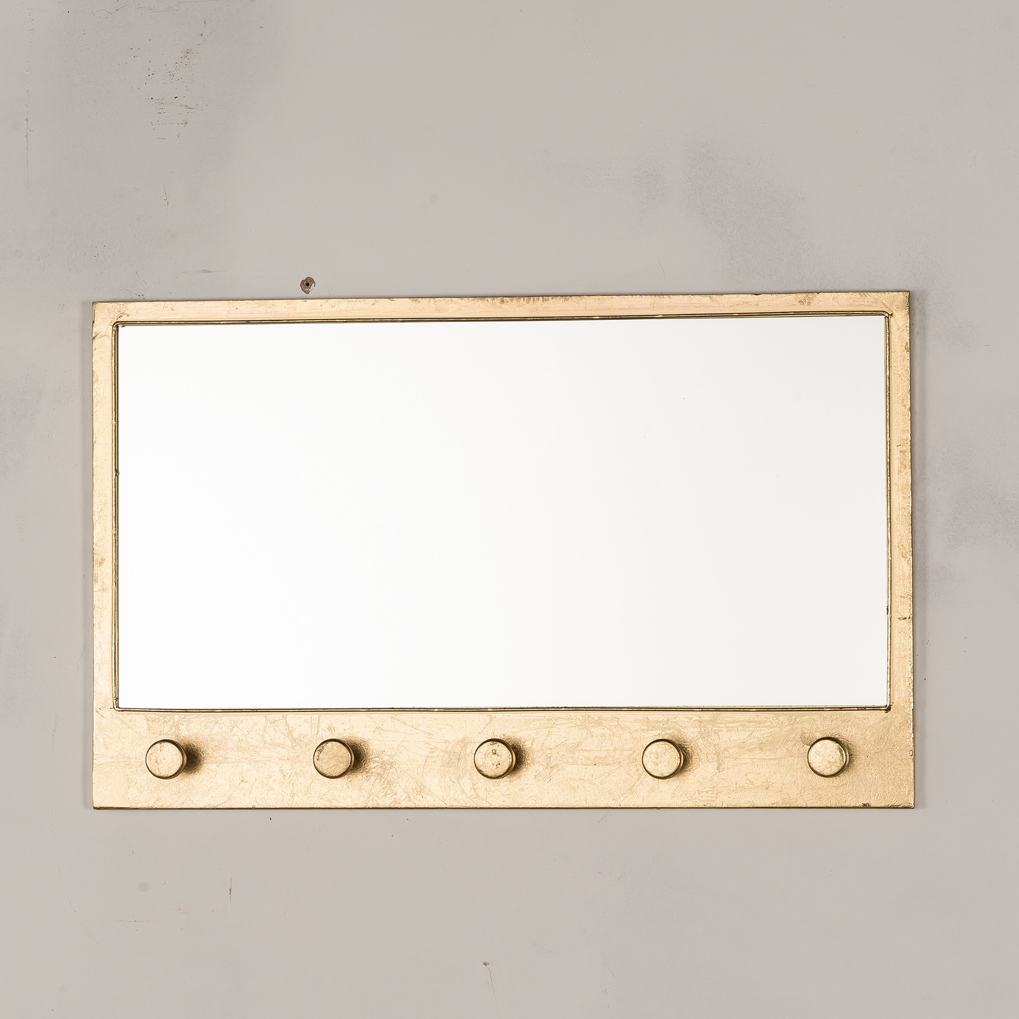 Gin Shu Metal Mirror - Gold Gilt Leaf