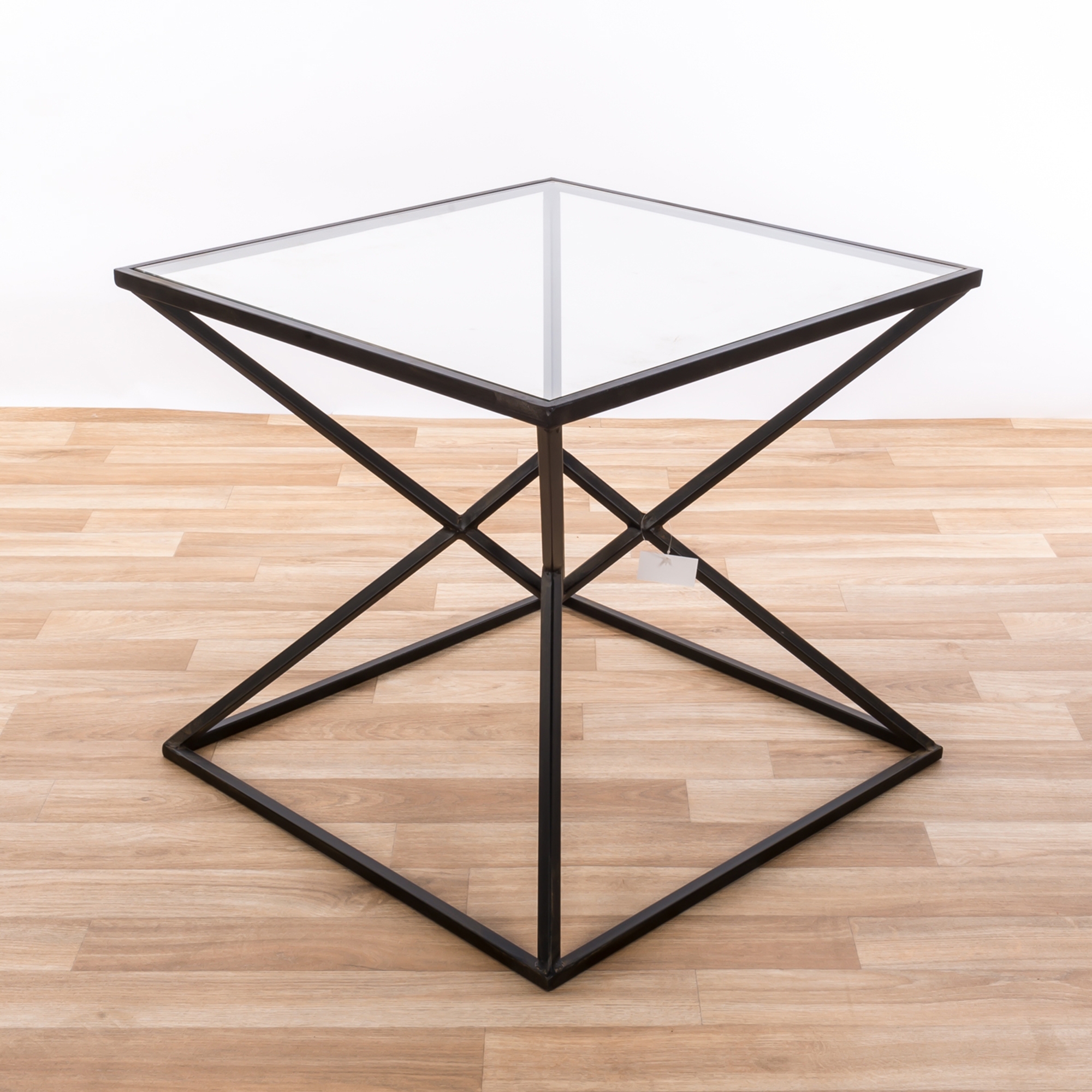 Black Parisienne Metal Coffee Table 