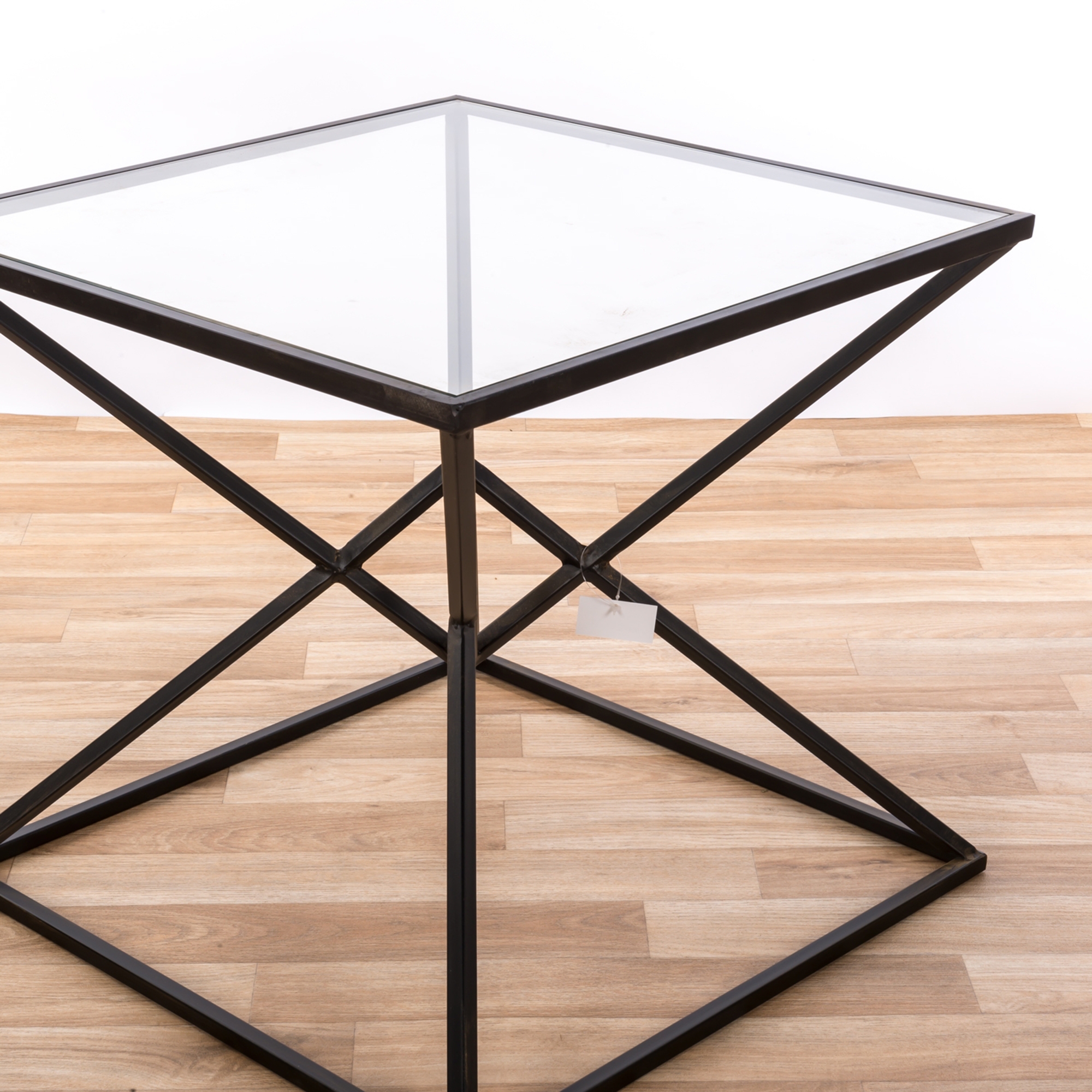 Black Parisienne Metal Coffee Table 