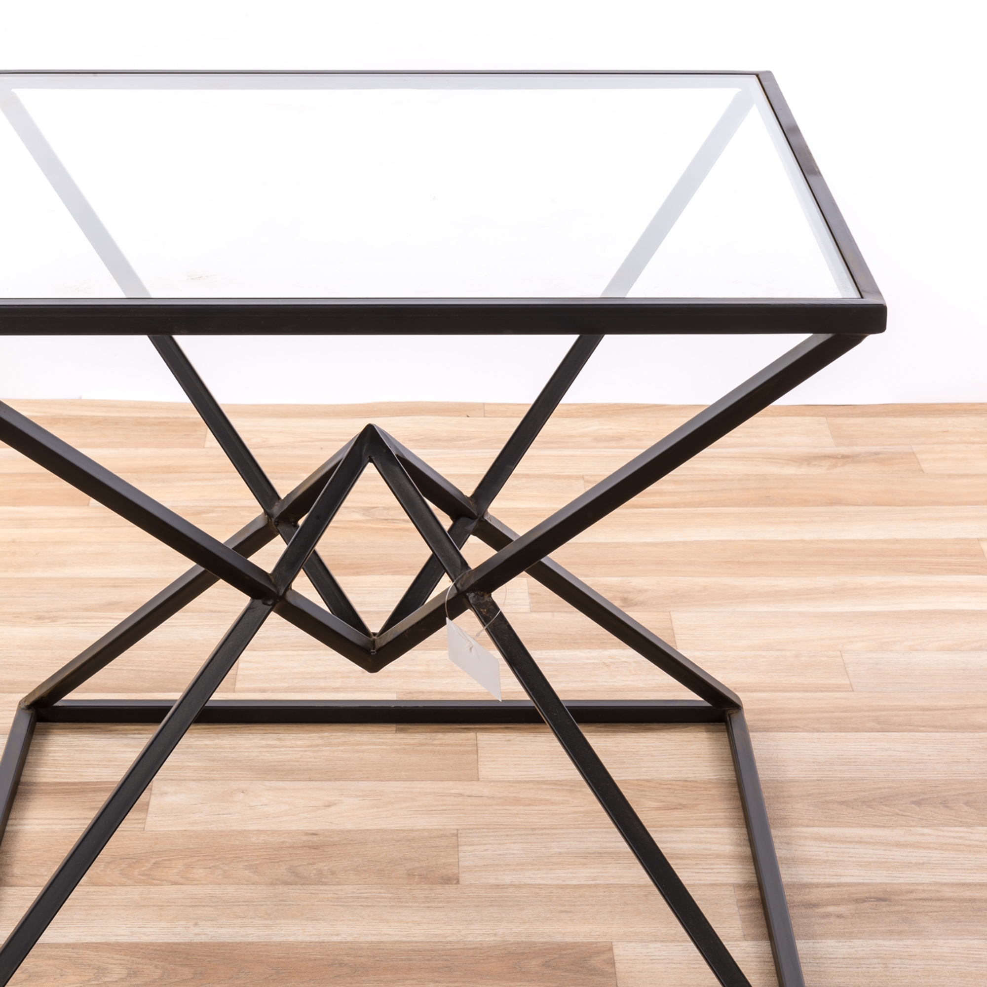 Black Parisienne Metal Coffee Table 