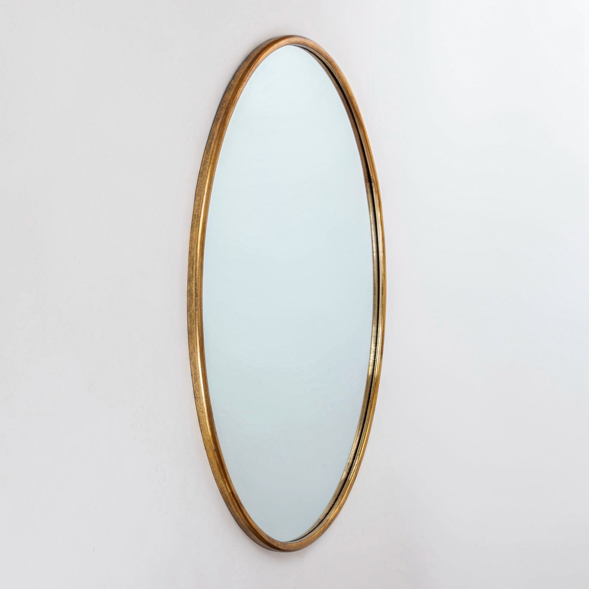 Gin Shu Metal Mirror - Gold Gilt Leaf