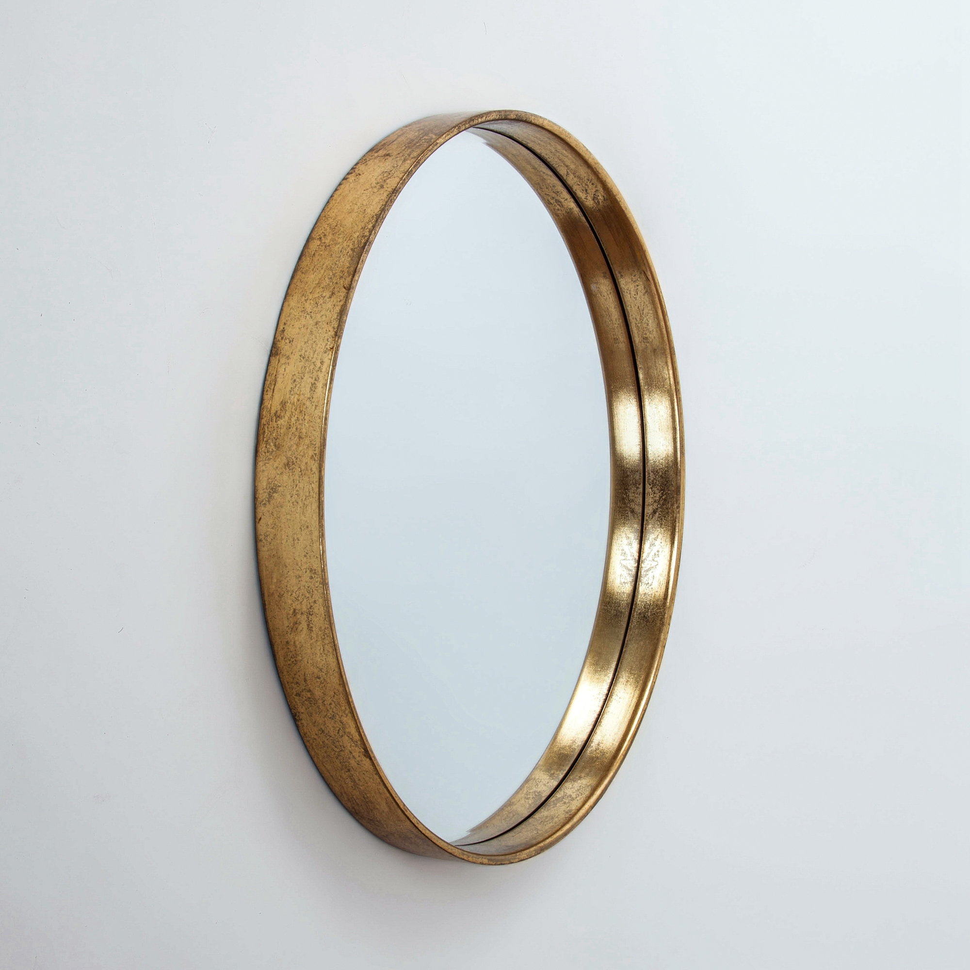 Gin Shu Metal Mirror - Gold Gilt Leaf