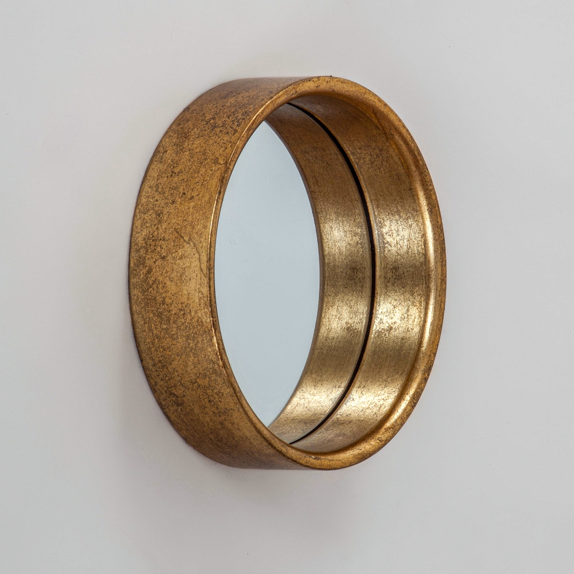 Gin Shu Metal Mirror - Gold Gilt Leaf